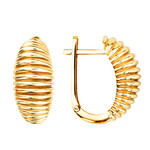 Серьги TRANSFORME из лимонного золота 585 пробы