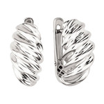 Серьги TRANSFORME из белого золота 585 пробы