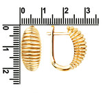 Серьги TRANSFORME из лимонного золота 585 пробы