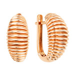 Серьги TRANSFORME из красного золота 585 пробы