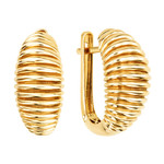 Серьги TRANSFORME из лимонного золота 585 пробы