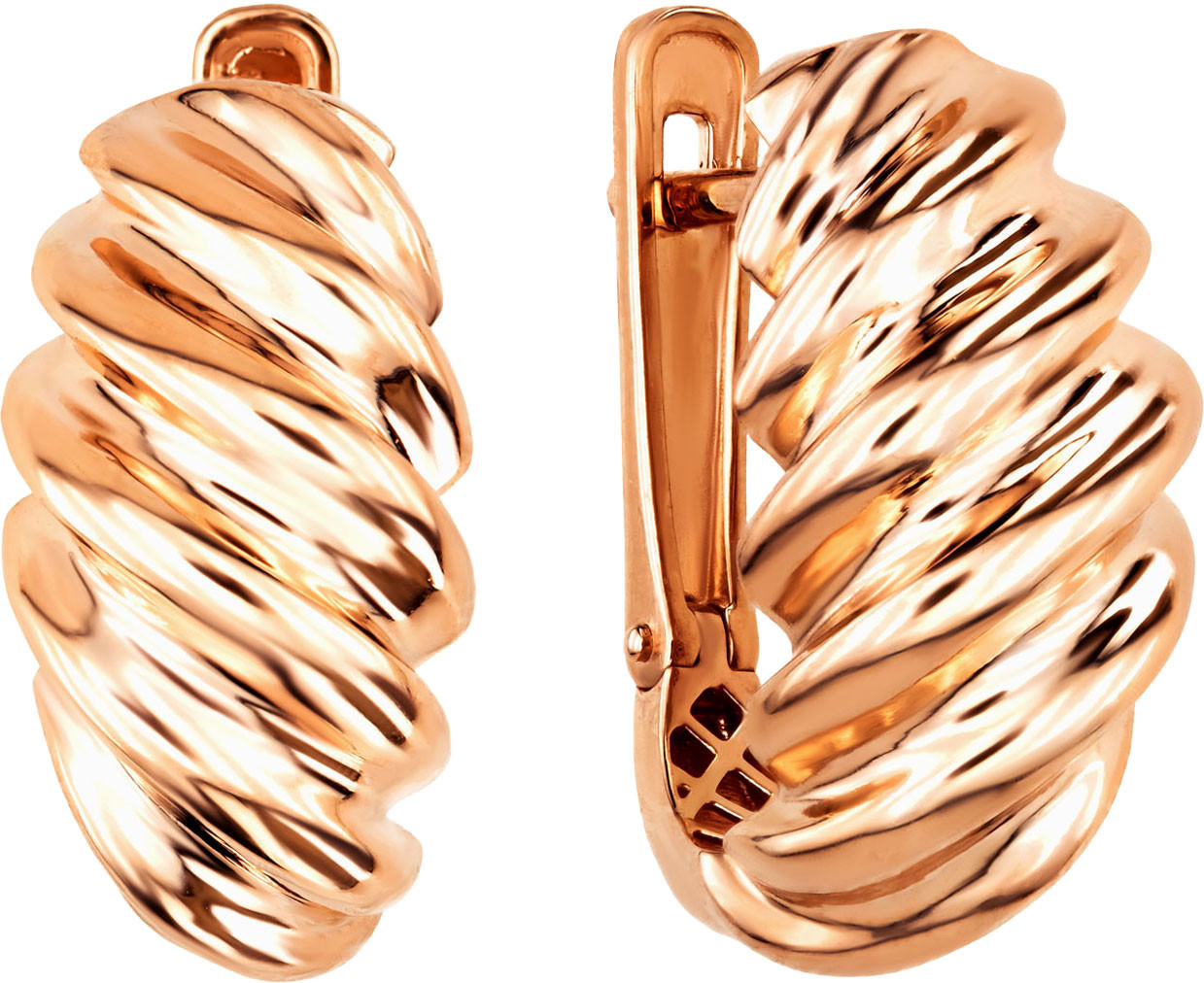 Серьги TRANSFORME из красного золота 585 пробы
