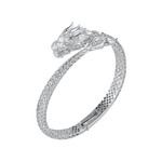Браслет DRAGON
 из белого золота 585 пробы с бриллиантами