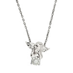 Колье CUPIDS из белого золота 585 пробы с бриллиантами