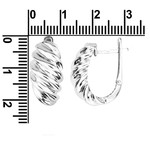Серьги TRANSFORME из белого золота 585 пробы