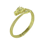 Браслет DRAGON
 из лимонного золота 585 пробы с бриллиантами