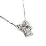 Колье CUPIDS из белого золота 585 пробы с бриллиантами